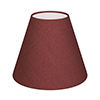 Candle Shade in Antique Red Silk