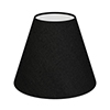 Candle Shade in Black Silk