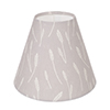 Candle Shade in Soft Grey Wheatfield