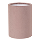 Cylinder Candle Clip Shade in Dusky Pink Hunstanton Velvet