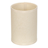 Cylinder Candle Shade in Parchment with Cream Trim