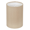 Cylinder Candle Shade in Royal Oyster Silk