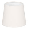French Drum Candle Clip Shade in Off White Waterford Linen