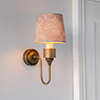 French Drum Candle Clip Shade in Dusky Pink Cavendish