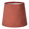 French Drum Candle Shade in Burnt Orange Hunstanton Velvet