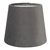 French Drum Candle Shade in Mole Hunstanton Velvet