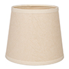 French Drum Candle Shade in Parchment, Cream Trim