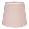 French Drum Candle Clip Shade in Vintage Pink Waterford Linen