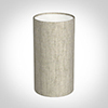 13cm Narrow Cylinder Shade in Natural Isabelle Linen