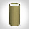 13cm Narrow Cylinder Shade in Antique Gold Silk