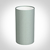 13cm Narrow Cylinder Shade in French Grey Silk