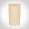 15cm Narrow Cylinder Shade in Parchment withCream Trim