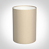 25cm Narrow Cylinder Shade in Royal Oyster Silk