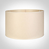 50cm Wide Cylinder Shade in Parchment with CreamTrim