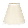 15cm Empire Shade in Parchment with Cream Trim