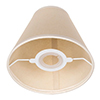 15cm Empire Shade in Parchment with Cream Trim