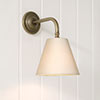 15cm Pendant Empire Shade in Royal Oyster Silk