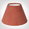 25cm Pendant Empire Shade in Burnt Orange Hunstanton Velvet