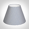 25cm Empire Shade in Blue Longford Gingham