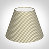 25cm Empire Shade in Natural Longford Gingham