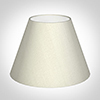 30cm Empire Shade in Pearl Faux Silk