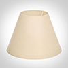 30cm Pendant Empire Shade in Parchment, Cream Trim