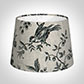 20cm Medium French Drum Shade in Black Isabelle Linen