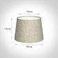 20cm Medium French Drum Shade in Natural Isabelle Linen