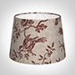 20cm Medium French Drum Shade in Red Isabelle Linen