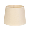 20cm Medium French Drum Shade in Parchment withCream Trim