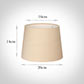 20cm Medium French Drum Shade in Buttermilk Silk