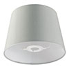 20cm Medium French Drum Shade in French Grey Silk