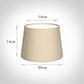 20cm Medium French Drum Shade in Royal Oyster Silk