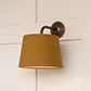 20cm Pendant Medium French Drum Shade in Ochre Waterford Linen