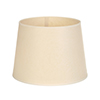 25cm Medium French Drum Shade in Parchment withCream Trim