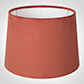 30cm Pendant Medium French Drum in Burnt Orange Hunstanton Velvet