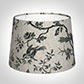 30cm Medium French Drum Shade in Black Isabelle Linen