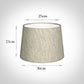 30cm Medium French Drum Shade in Natural Isabelle Linen