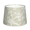 30cm Medium French Drum Shade in White Isabelle Linen