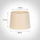 30cm Pendant Medium French Drum Shade in ParchmentCream Trim