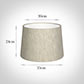 35cm Medium French Drum Shade in Natural Isabelle Linen