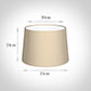 35cm Medium French Drum Shade in Royal Oyster Silk