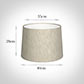 40cm Medium French Drum Shade in Natural Isabelle Linen