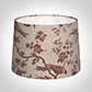 40cm Medium French Drum Shade in Red Isabelle Linen