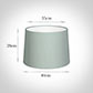 40cm Medium French Drum Shade in French Grey Silk