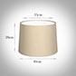 40cm Medium French Drum Shade in Royal Oyster Silk