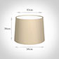 50cm Medium French Drum Shade in Royal Oyster Silk