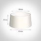 45cm Wide French Drum Shade in Cream Killowen Linen