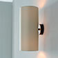 13cm Lamarsh Cylinder Shade, Pale Smoke Satin