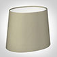 20cm Sloped Oval Shade in Pale Smoke Satin